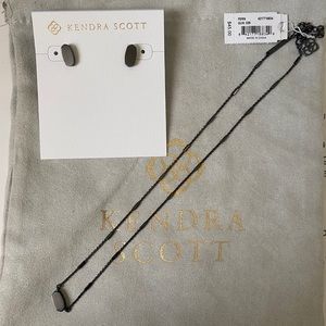 Fern Necklace and Barrett Earring set